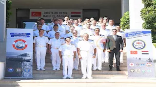 صور- مصر وتركيا تنفذان التدريب البحري المشترك "بحر الصداقة – 2025"