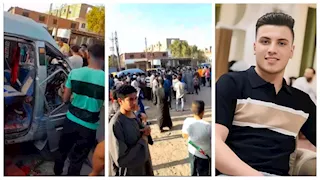 مصرع شاب في تصادم مروع بين "تريلا وسوزوكي" بالمنوفية (صور)