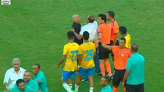 "دخول الأمن واعتراضات".. مشادة قوية خلال مباراة الإسماعيلي وإنبي بالدوري (فيديو)
