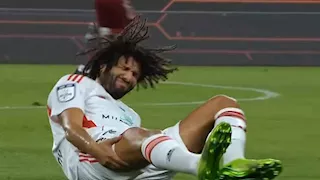 9 صور ترصد إصابة محمد النني خلال مباراة فريقه أمام الوحدة بالدوري الإماراتي