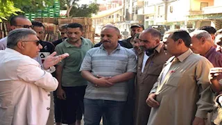 بالصور- محافظ الدقهلية يتفقد قريتي الضهرية ودنجواي بشربين