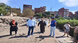 استجابة لـمصراوي.. المنوفية تعاين طريق جزيرة أبو داوود تمهيدًا لتعليته (صور)