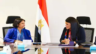 وزيرة التخطيط تبحث مع المدير المنتدب للبنك الدولي الشراكات التنموية