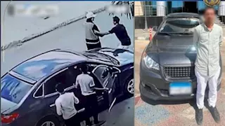 فيديو صادم| سائق يتحرش بسيدة ويحاول دهسها في الجيزة.. والداخلية تكشف التفاصيل