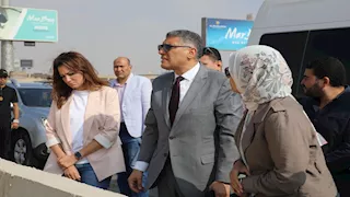 محافظ الجيزة يتابع تطوير محيط مطار سفنكس وطريق إسكندرية الصحراوي