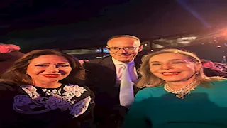 ليلى علوي تنشر صورًا وفيديوهات مع يسرا وهالة صدقي في حفل عمرو دياب