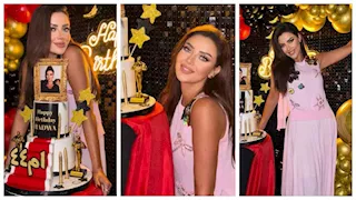 "بقيت أم 44".. رضوى الشربيني تنشر صورا من احتفالها بعيد ميلادها 