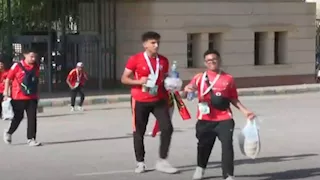 قبل مباراة الأهلي والزمالك .. ماذا يحدث في ستاد القاهرة ؟ (فيديو وصور)