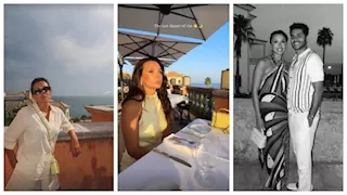 بالصور.. آخر أيام شهر العسل لـ إميلي شاه ومينا مسعود من البرتغال