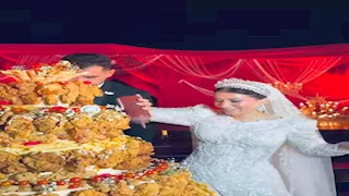 حفل زفاف بتورتة من الفراخ يشعل مواقع التواصل الاجتماعي