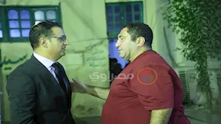 20 صورة من عزاء والدة الفنان حمادة بركات