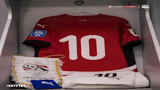 5 صور لـ غرفة ملابس منتخب مصر قبل مواجهة إثيوبيا