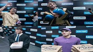 موزع بيتزا.. زيزو وتريزيجيه يظهران في إعلان جديد