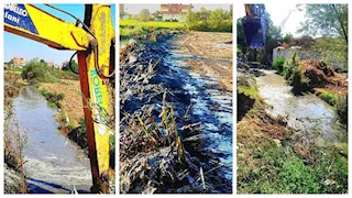 الزراعة بالإسماعيلية تواصل تطهير المراوي والمصارف بالقصاصين (صور)