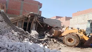 موجة إزالة التعديات بالمنيا.. 238 مخالفة خلال أسبوع (صور)