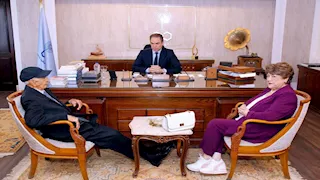 وصول رموز ماسبيرو لحضور صالون ماسبيرو الثقافي بحضور وزير الخارجية