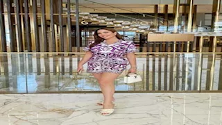 بـ"فستان قصير وجريء" أحدث ظهور لـ نسرين طافش  والجمهور يعلق (صور)