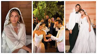 رقص ورومانسية.. 25 صورة جديدة من كواليس حفل زفاف هاجر السراج