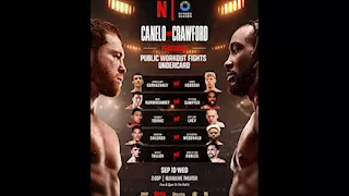 تركي آل الشيخ يعلن إقامة عدة نزالات ضمن التدريبات المفتوحة قبل نزال كانيلو وكروفورد