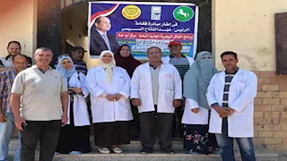 قافلة بيطرية مجانية في أبوحماد لرعاية الثروة الحيوانية