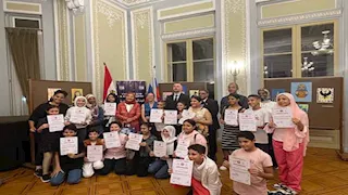 تراث مصر يلتقي الماتريوشكا.. معرض فني في البيت الروسي بالإسكندرية (صور)