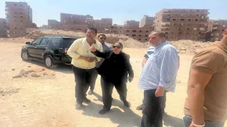 14 صورة من أعمال تطوير عزبة الهجانة وموقف المرحلة الثانية 