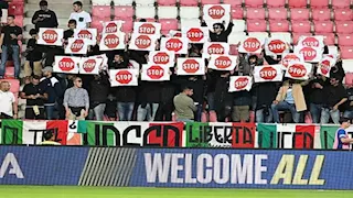 جماهير منتخب إيطاليا تحرج منتخب الكيان الصهيوني