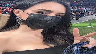 سر ارتداء زوجة نيمار قناع وجه في مباراة بالدوري الأمريكي؟