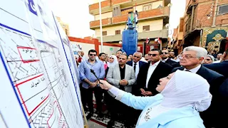 وزير الإسكان ومحافظ الشرقية يفتتحان محطة صرف صحي "خليل العزازي" بالزقازيق