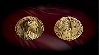 اكتشاف عملة ذهبية نادرة لملكة مصرية في القدس "صور"