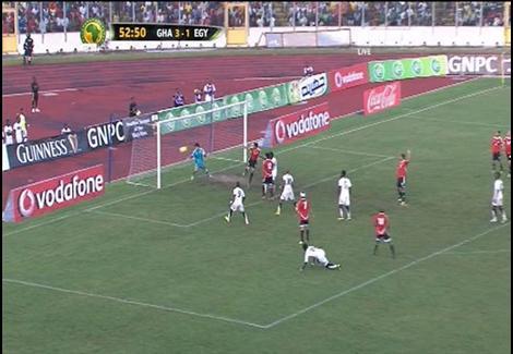 أهداف مباراة مصر وغانا 1-6  - تصفيات كأس العالم البرازيل 2014