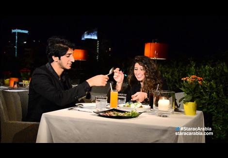 عبد الله وماريا في عشاء مميز خارج ستار أكاديمي