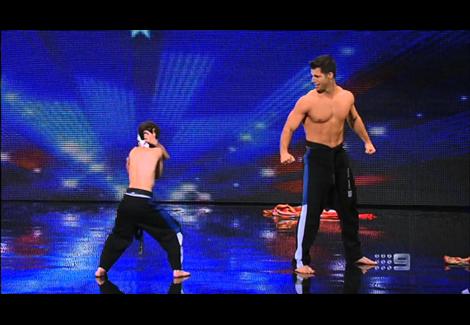 "XTreme Team" يقدم عرض رائع لفنون القتال خلال " Australia's Got Talent 2013"