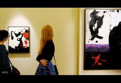 لوحات بريشة سيلفستر ستالوني فى متحف روسى