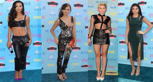 تفاصيل إطلالات نجمات حفل 2013 Teen Choice Awards