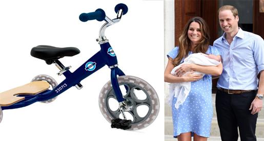 رئيس بلدية لندن يُهدي الطفل الملكي "درّاجة هوائية"