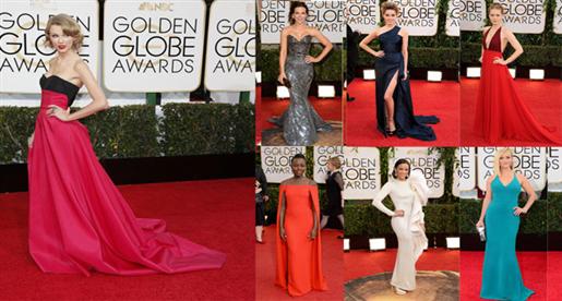 بالصور: أجمل فساتين الشهيرات في حفل Golden Globes لهذا العام 