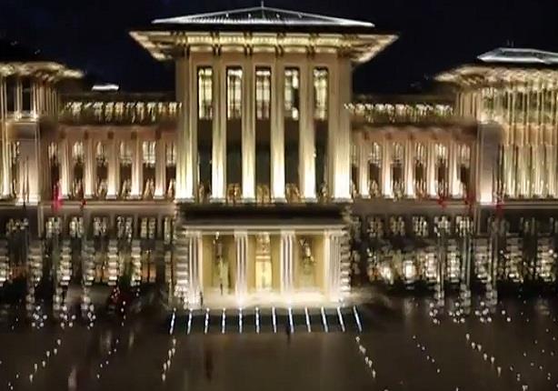 تصوير بانورامي لقصر أردوغان العظيم