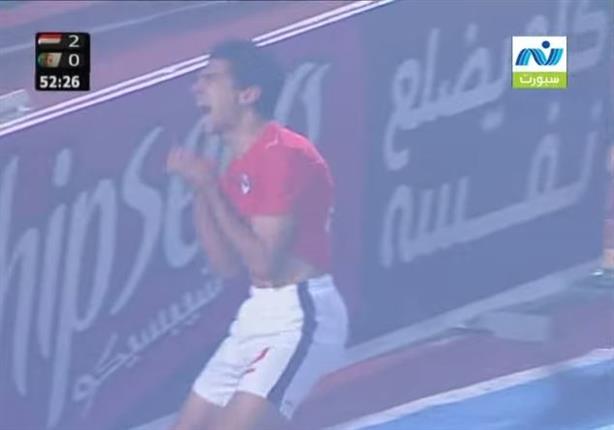 آخر 8 دقائق من مباراة مصر والجزائر وفرصة بركات الشهيرة