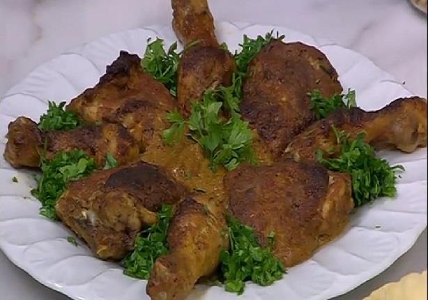دجاج تندورى - خبز هندى - كيكة الاناناس - بطاطس بالبيض مع نجلاء الشرشابي 