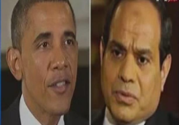 اوباما يشيد بجهود مصر فى مكافحة الارهاب خلال اتصال هاتفي بالسيسي