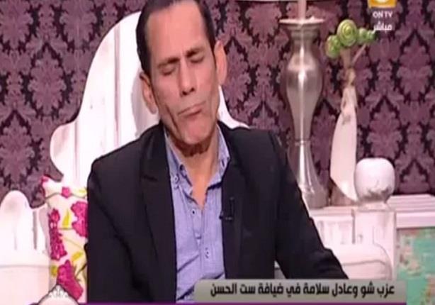  أحمد عزب يقلد توفيق عكاشه على الهواء 