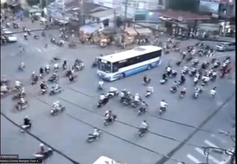 غير معقول حركة المرور في فيتنام 
