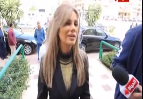  النجمة نيكول سابا مع الإعلامى عمرو الليثى فى واحد من الناس 