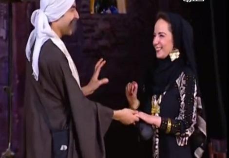 تياترو مصر - سماسم و رقص كوميدي علي أغنية " مش هاروح "
