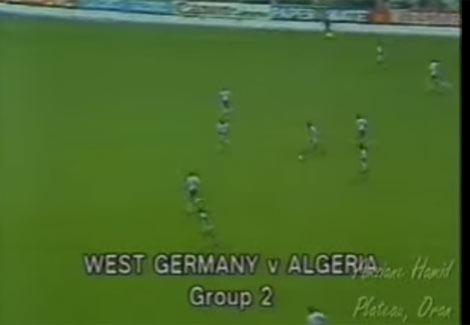 أهداف مباراة ألمانيا والجزائر التاريخية في مونديال 1982