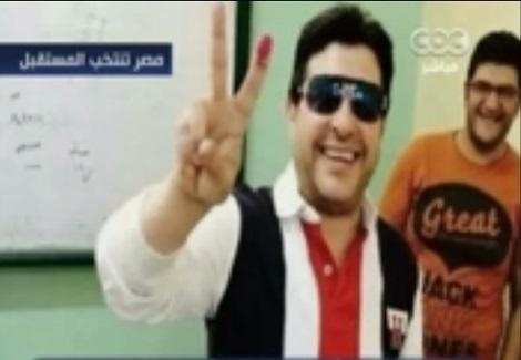  .. نجوم مصر أثناء مشاركتهم في الانتخابات الرئاسية