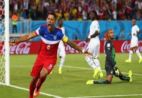 المهاجم الأمريكي ديمسي يحرز خامس أسرع هدف في التاريخ بمرمى غانا