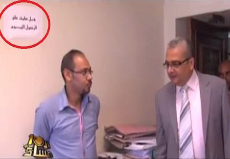 وائل الإبراشي: وزارة البحث العلمى تستقبل الوزير بـ"هل صليت على النبي"