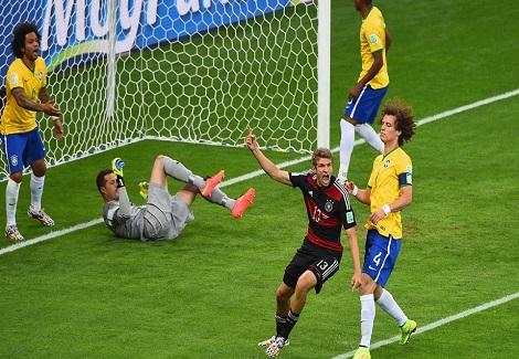 هدف "شورله" السادس لألمانيا في مرمى البرازيل